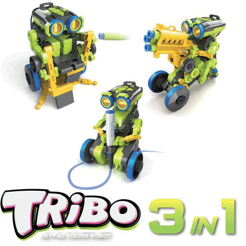 TRIBO Coding Robot: 3-in-1 Keypad-Controlled STEM Kit!