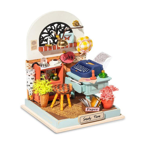 Record Mood (Study) DIY Miniature Dollhouse DS017