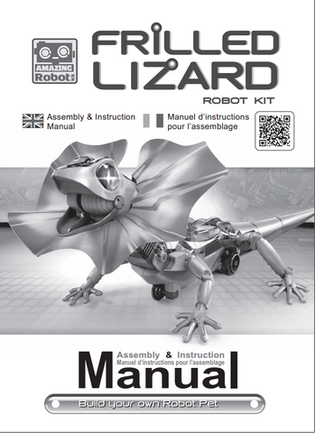 FREE Download Kingii Dragon Robot Science Kit Instruction Manual In English/ French