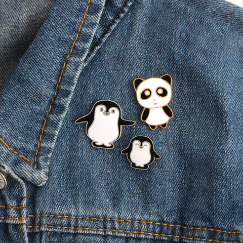 Heart Design Cute Pin Panda