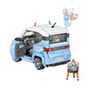 Blue Mini Car | LOZ Mini Block Building Bricks Set Vehicle Model for Ages 8+