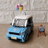 Blue Mini Car | LOZ Mini Block Building Bricks Set Vehicle Model for Ages 8+