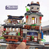 Lucky Cat Pub | LOZ 1232 Building Bricks Mini Street Set for Ages 10+