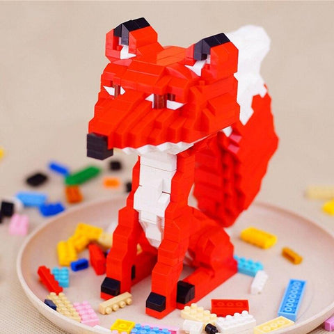 Red Fox | LOZ Mini Block Building Bricks Set Cartoon Character for Ages 10+