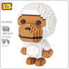 White Ape | LOZ Mini Block Building Bricks Set Cartoon Character for Ages 10+