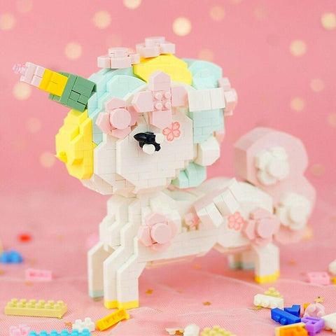 Flower Unicorn | LOZ Mini Block Building Bricks Set Cartoon Character for Ages 10+