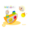 Lalaboom Shape-Sorting Box & Farm Animal Educational Beads BL811