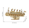 Cruise Ship | ROKR 3D Wooden Puzzle TG306 Wooden Model Ship Hand-Made Craft Gift & Decoration