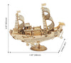 Japanese Diplomatic Ship | ROKR 3D Wooden Puzzle TG307 Wooden Model Ship Hand-Made Craft Gift & Decoration