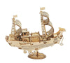 Japanese Diplomatic Ship | ROKR 3D Wooden Puzzle TG307 Wooden Model Ship Hand-Made Craft Gift & Decoration