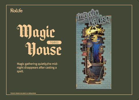 Free Download-RTGB03 - Magic House | Robotime Rolife TGB03 DIY Miniature Book Nook Manual