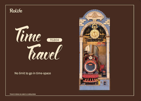 Free Download-RTGB04 - Time Travel | Robotime Rolife TGB04 DIY Miniature Book Nook Manual