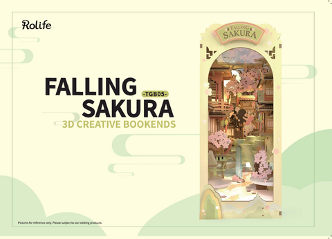 Free Download-RTGB05 - Falling Sakura | Robotime Rolife DIY Miniature Book Nook Manual