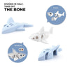 Dive into Ocean Discovery with HALFTOYS White Shark: Magnetic 3D Jigsaw Puzzle for Kids (Ages 3+)