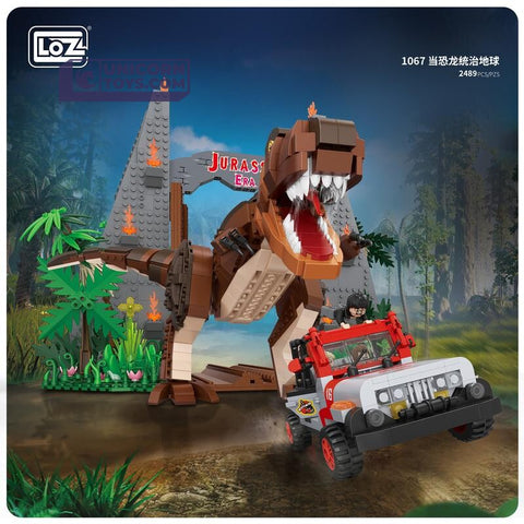 The Reign of the Dinosaurs | LOZ 1067 Mini Block Movie Scene Set for Ages 10+