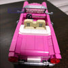 Pink Cabriolet | LOZ 1125 Mini Block Building Bricks Vehicle Model Set for Ages 10+