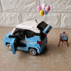 Blue Mini Car | LOZ Mini Block Building Bricks Set Vehicle Model for Ages 10+