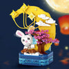 Mid-Autumn Festival Moon Rabbit Pen Holder | LOZ Mini Block Building Bricks Set Fairy Tale for Ages 10+