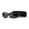 Idol Eyes Baby Wrapz Sunglasses Rubber Frame With Headband - Black
