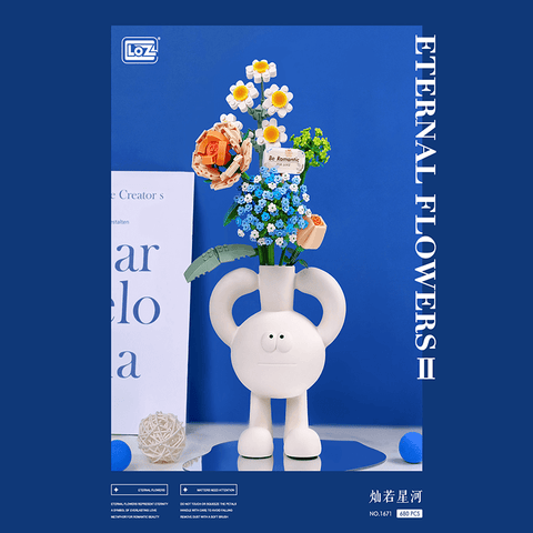 Chamomile Bouquet | LOZ 1671 Mini Block Eternal Flower II Set for Ages 10+