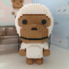 White Ape | LOZ Mini Block Building Bricks Set Cartoon Character for Ages 10+
