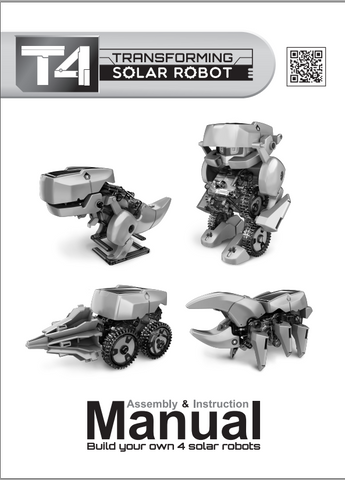 FREE Download T4 Transforming Solar Robot Instruction Manual in English