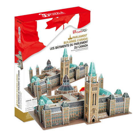 3D Puzzle - Parliament Buildings (Canada) (144 pc) - SuperSmartChoices - 1