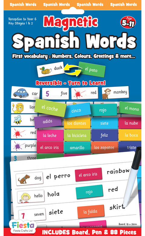 Magnetic Spanish Words