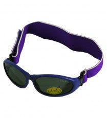 Idol Eyes Baby Wrapz Sunglasses Rubber Frame With Headband - Purple