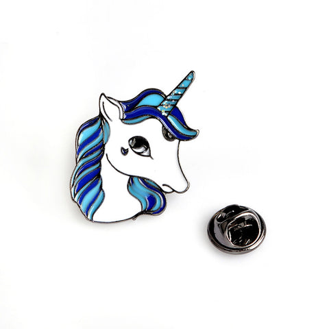 Heart Design- Vintage Unicorn Pin