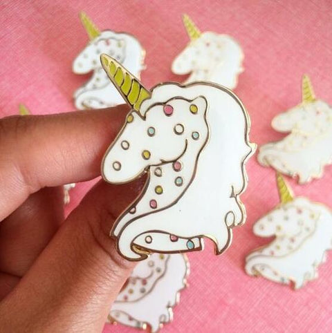 ShuangShuo Cartoon Unicorn Pins and Brooches for Women Collar Enamel Pins Icons Brooch Jewelry Lapel Pins Clothing Accessories
