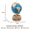The Globe Huge 3D Wooden Model