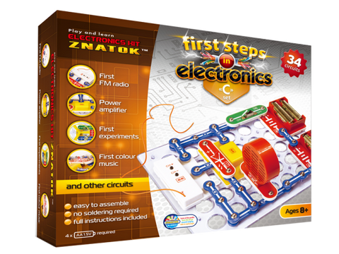 Manual Instruction Circuits Eletronic kit 34C/Characteristic Circuits: Electric Fan Parallel Connection of lamp, led and Motor …
